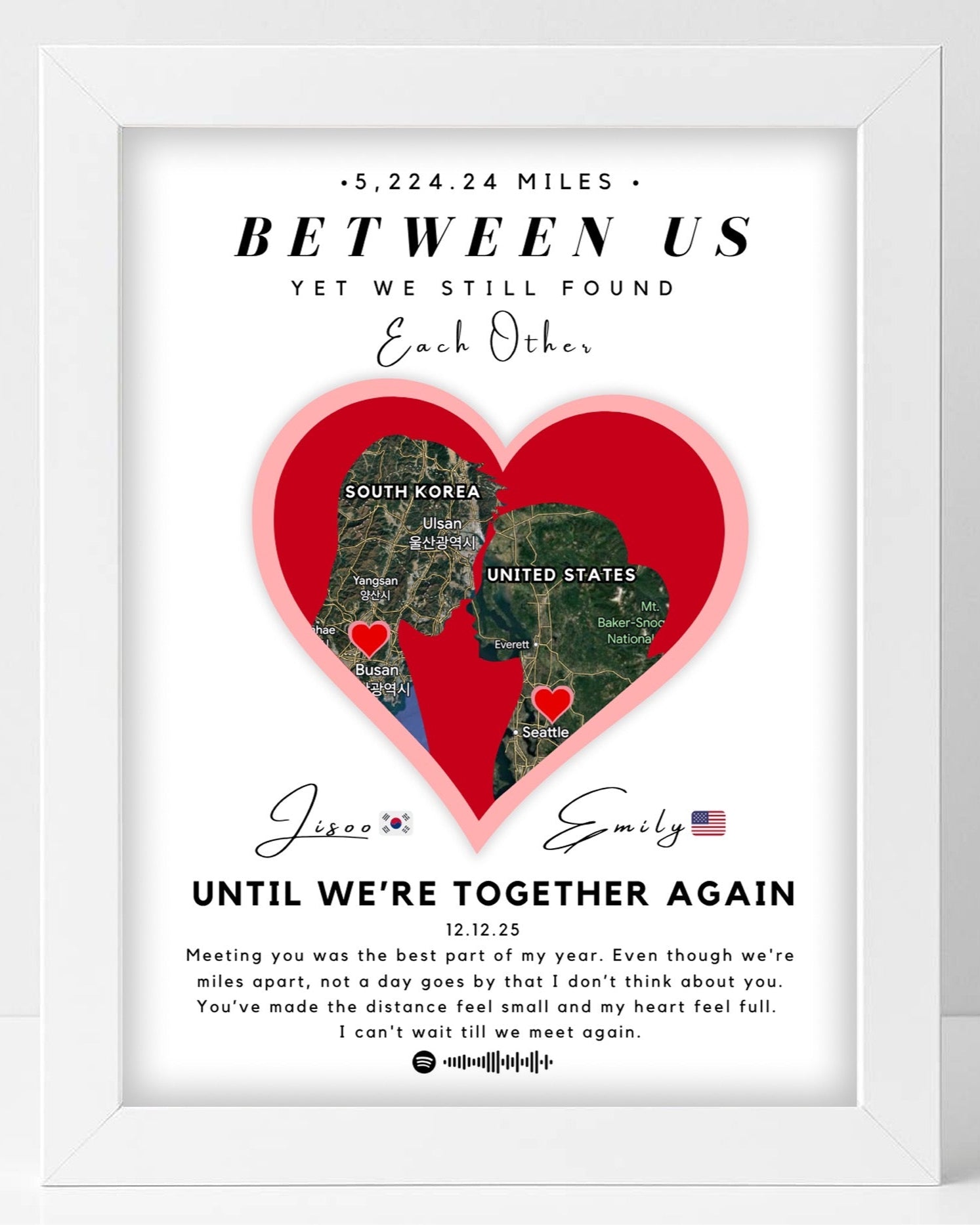 One Heart, Miles Apart- Him & Her